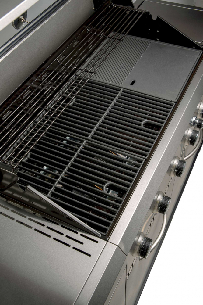 Bucatarie pe gaz Grill Chef Landmann 12120, 6+1 arzatoare inox [7]