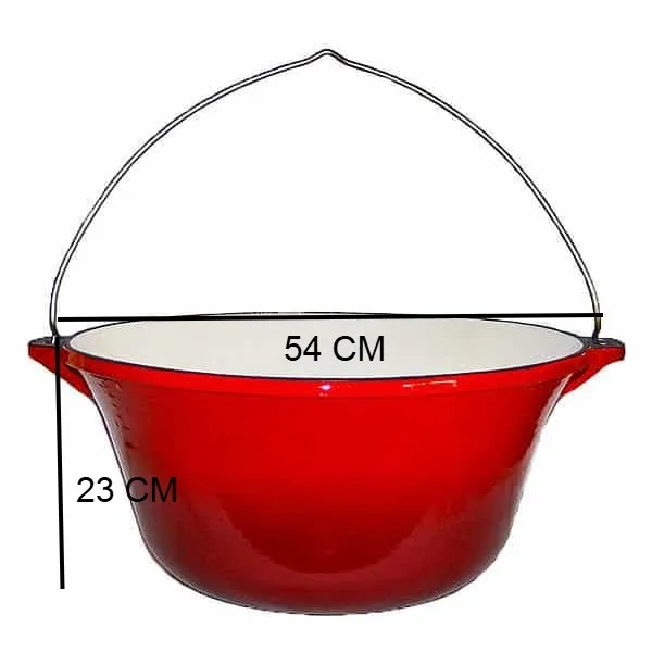 ceaun-de-fonta-emailat-30-litri-cu-toarta-rosu [2]