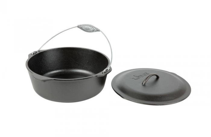 CEAUN DIN FONTA CU CAPAC - CUPTOR OLANDEZ 8.5 L LODGE L-12DO3 [3]
