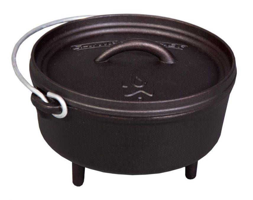 Ceaun din fonta cu capac - cuptor olandez Camp Chef 21,6 cm 1,9 litri CC-SDO8 [3]