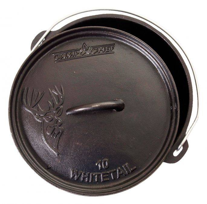 Ceaun din fonta cu capac - cuptor olandez Camp Chef 25,4 cm 3,8 litri CC-SDO10 [3]