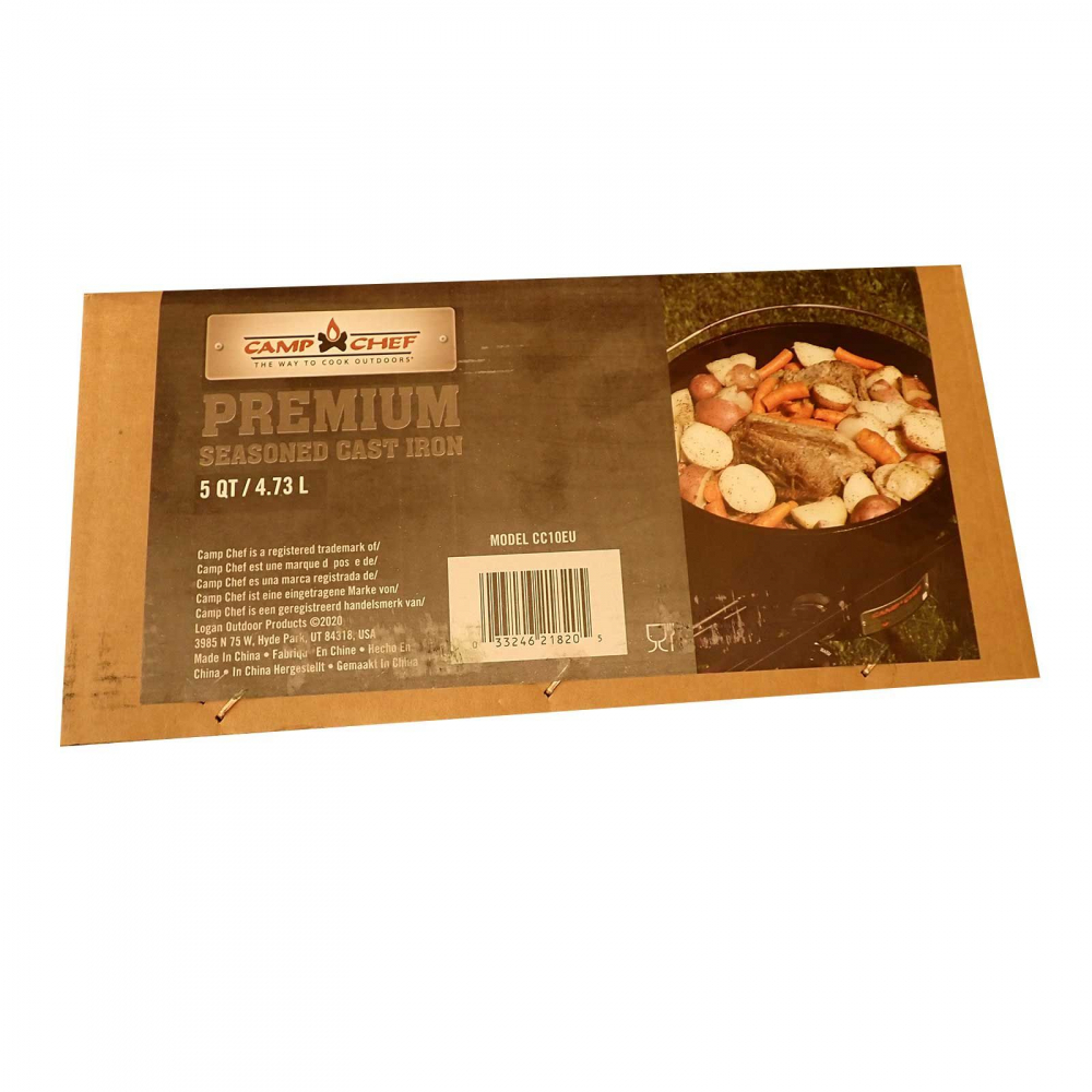Ceaun din fonta cu capac - cuptor olandez Camp Chef 25 cm 4,7 litri CC-C10EU [13]