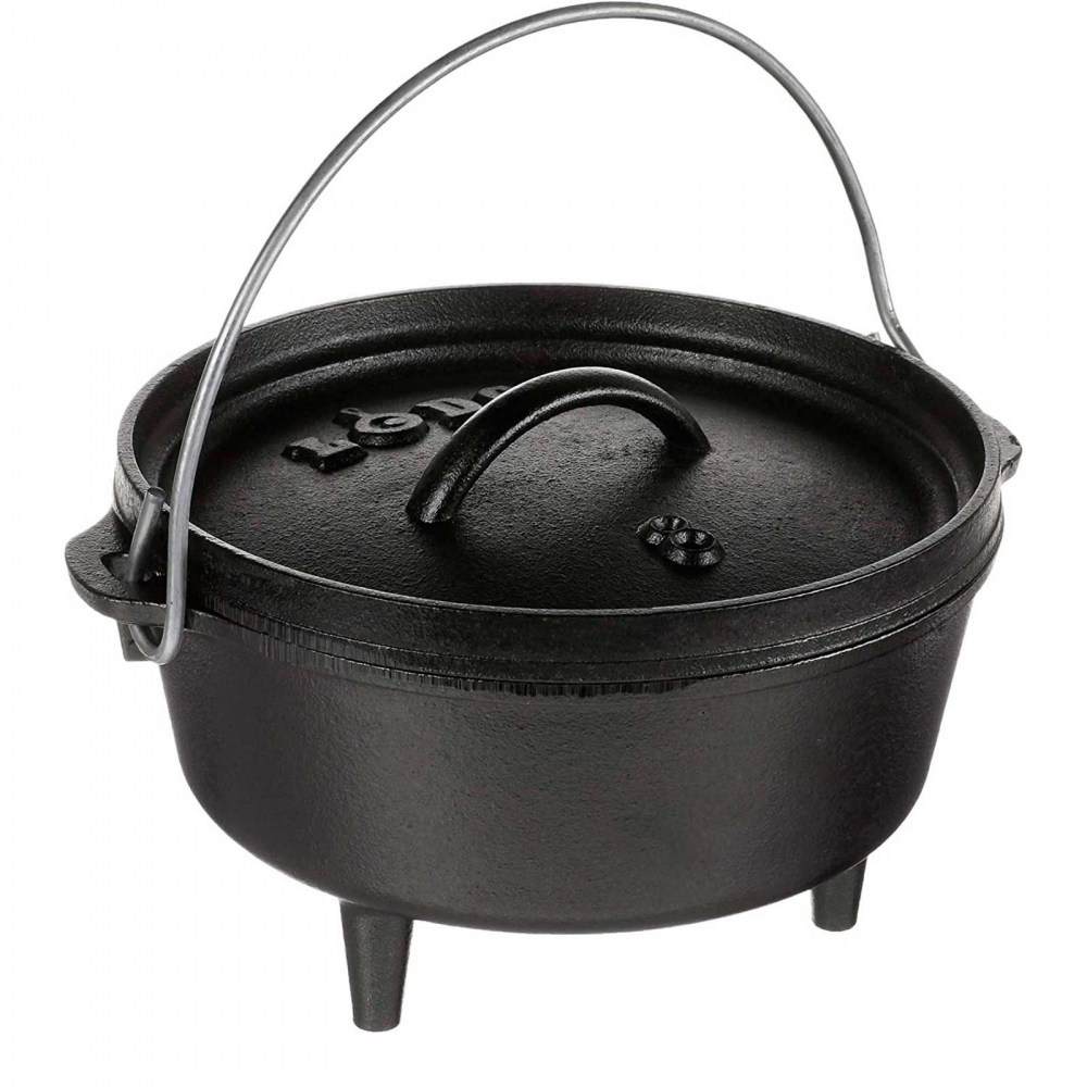 Ceaun din fonta cu capac - cuptor olandez Lodge 20 cm 1,9 litri L-8CO3 [2]