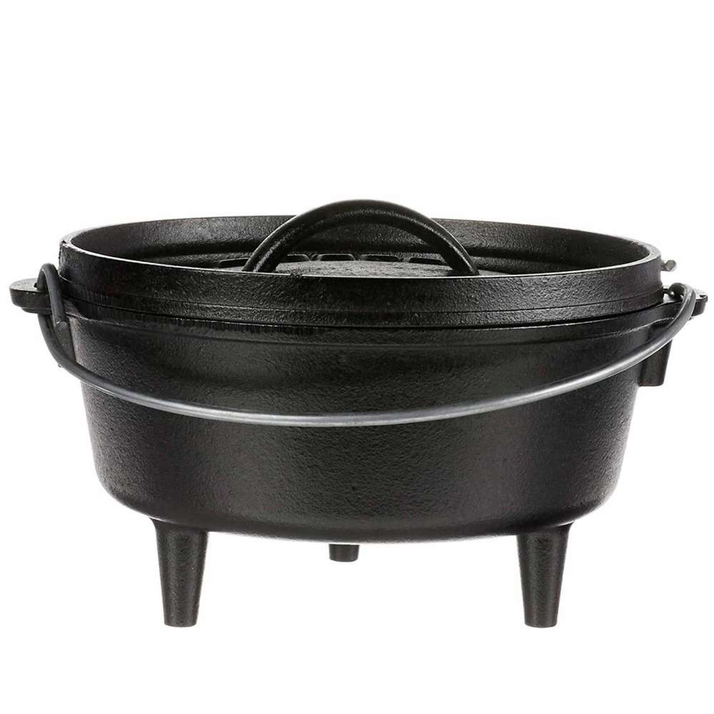 Ceaun din fonta cu capac - cuptor olandez Lodge 20 cm 1,9 litri L-8CO3 [3]