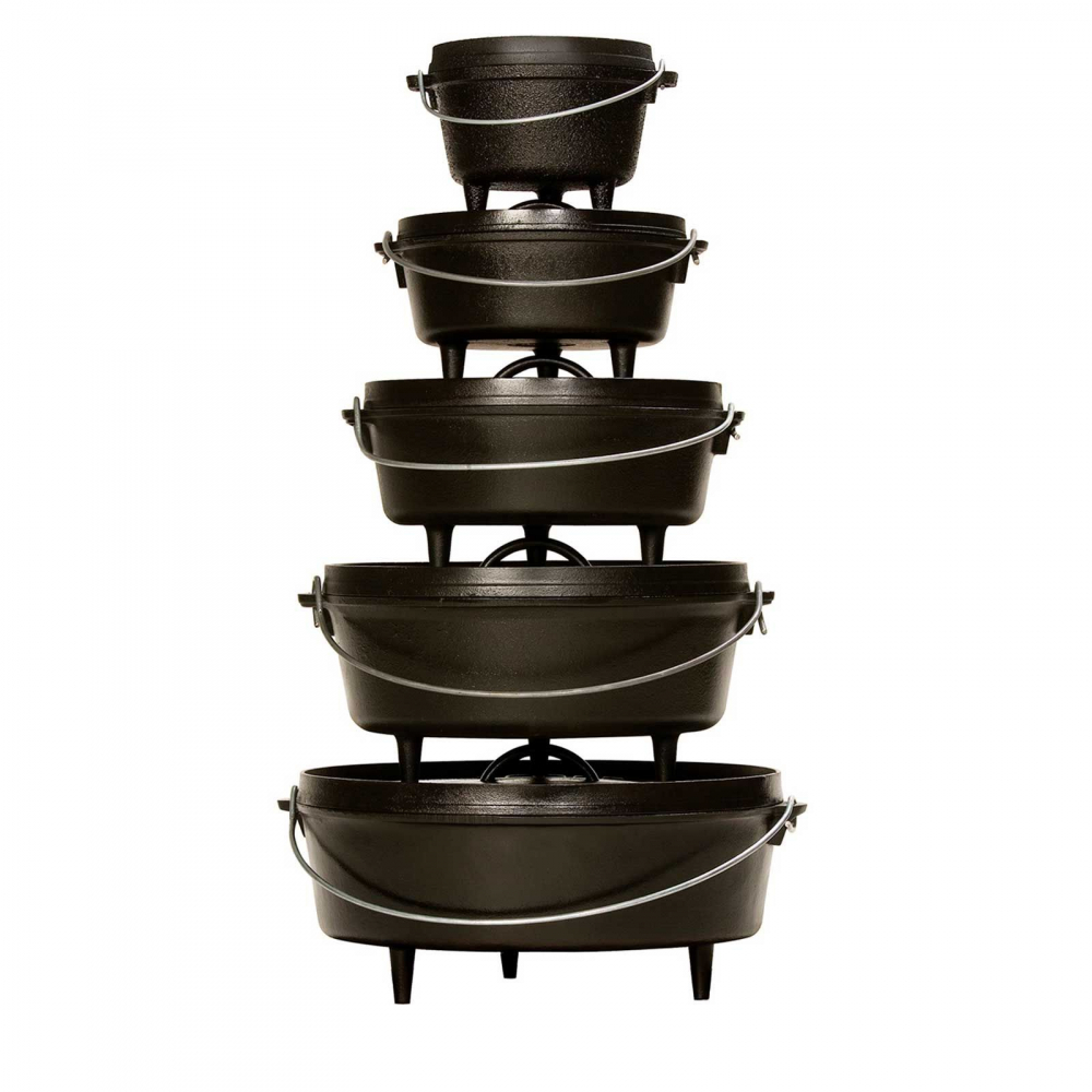 Ceaun din fonta cu capac - cuptor olandez Lodge 20 cm 1,9 litri L-8CO3 [5]