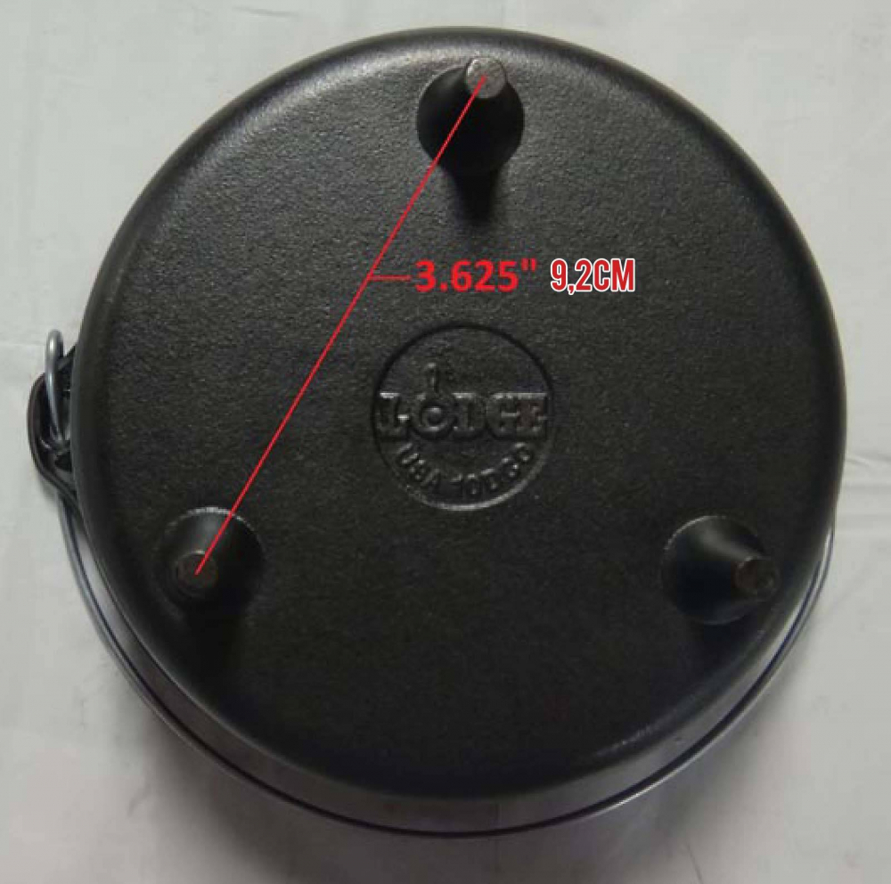 Ceaun din fonta cu capac - cuptor olandez Lodge 25,4 cm 4,7 litri L-10DCO3 [9]