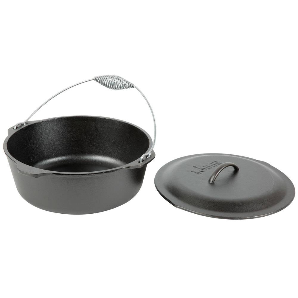 Ceaun din fonta cu capac - cuptor olandez Lodge 33 cm 8,5 litri L-12DO3 [6]