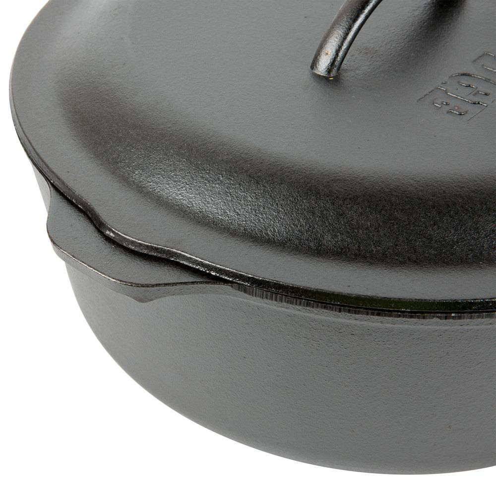 Ceaun din fonta cu capac - cuptor olandez Lodge 33 cm 8,5 litri L-12DO3 [5]