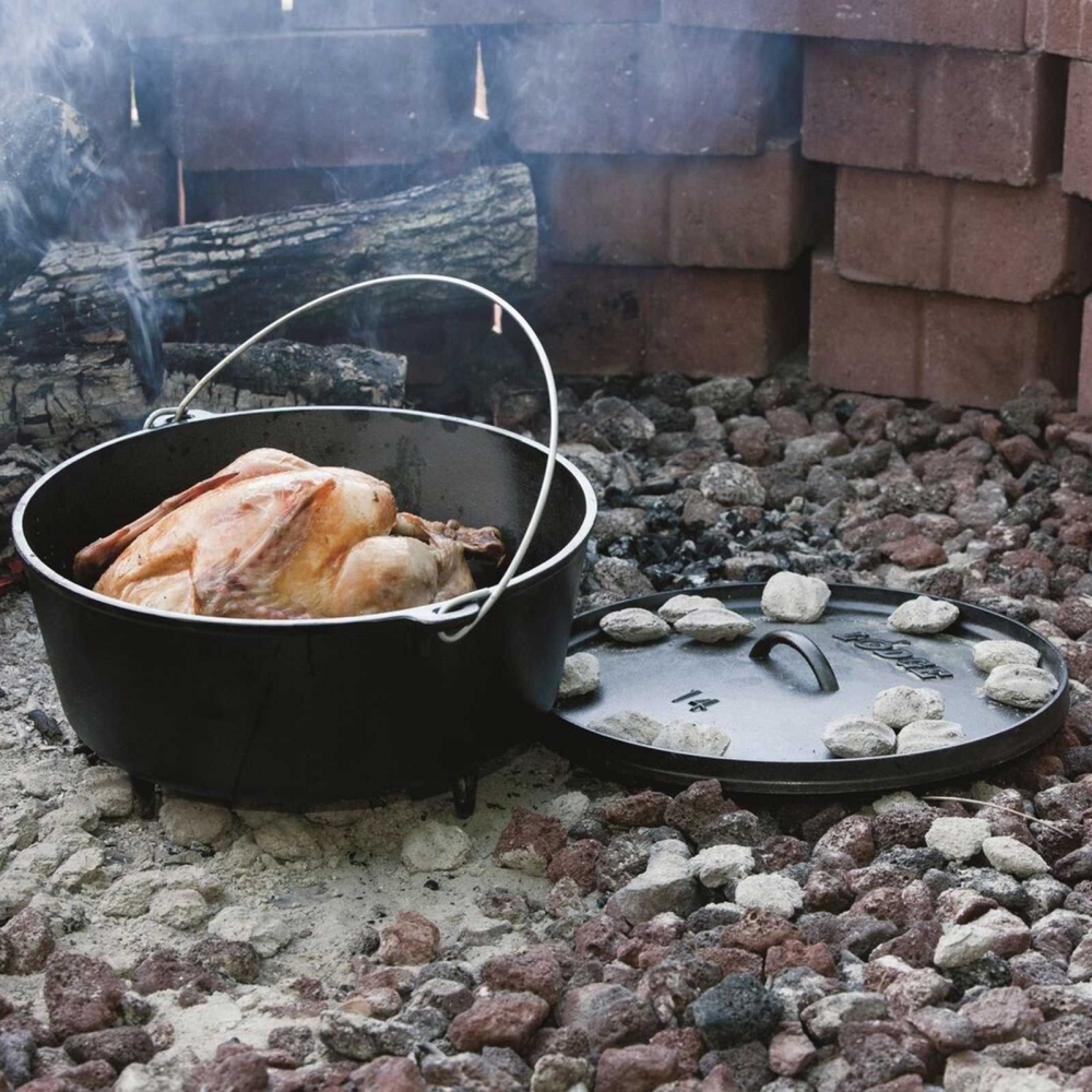 Ceaun din fonta cu capac - cuptor olandez Lodge 36 cm 9,5 litri L-14DCO3 [5]