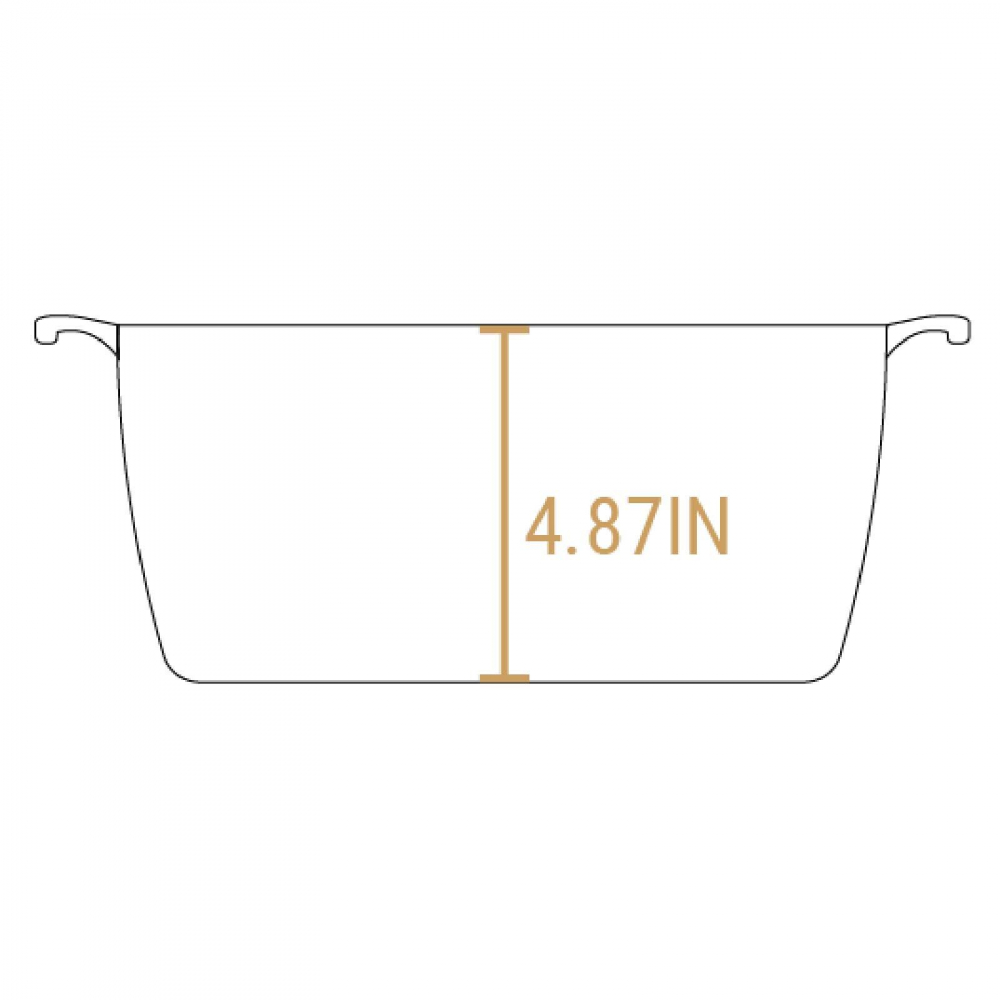 Ceaun din fonta cu capac - cuptor olandez Lodge triplu asezonat Blacklock 26 cm 5,2 litri BL02DO [6]