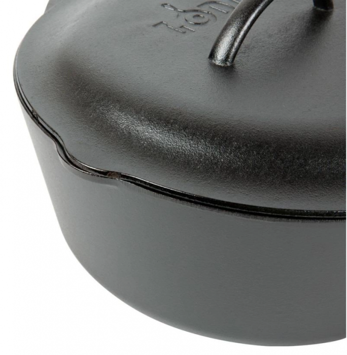 CEAUN DIN FONTA CU CAPAC - CUPTOR OLANDEZL 6,7 L LODGE L-10DO3 [4]