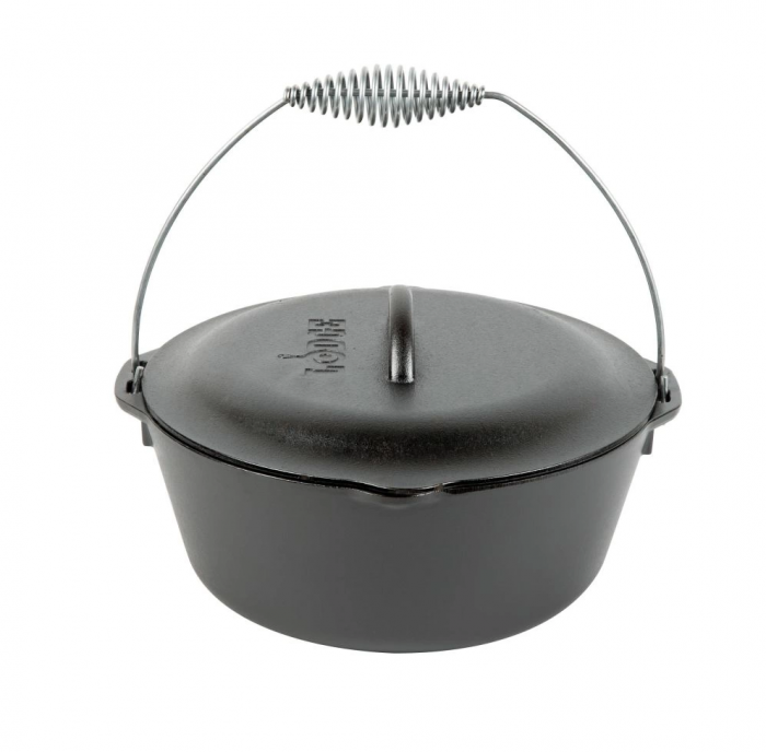 CEAUN DIN FONTA CU CAPAC - CUPTOR OLANDEZL 6,7 L LODGE L-10DO3 [2]