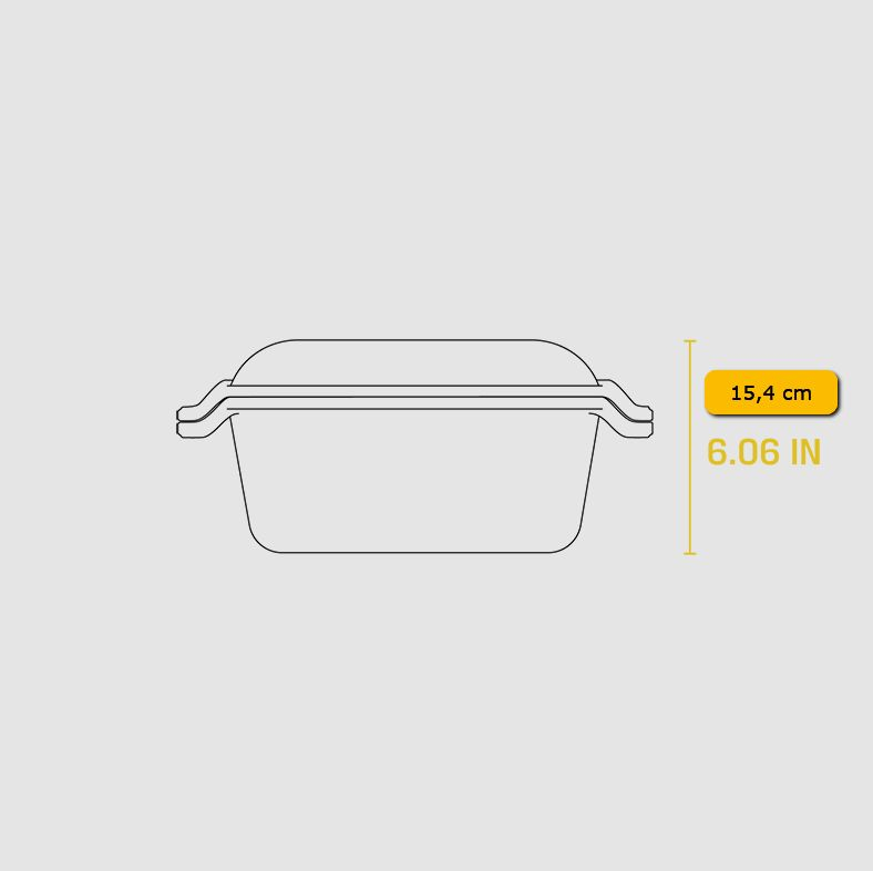 Ceaun din fonta cu capac tip tigaie grill - cuptor olandez Lodge 30,5 cm 5,6 litri L-C6DD [12]