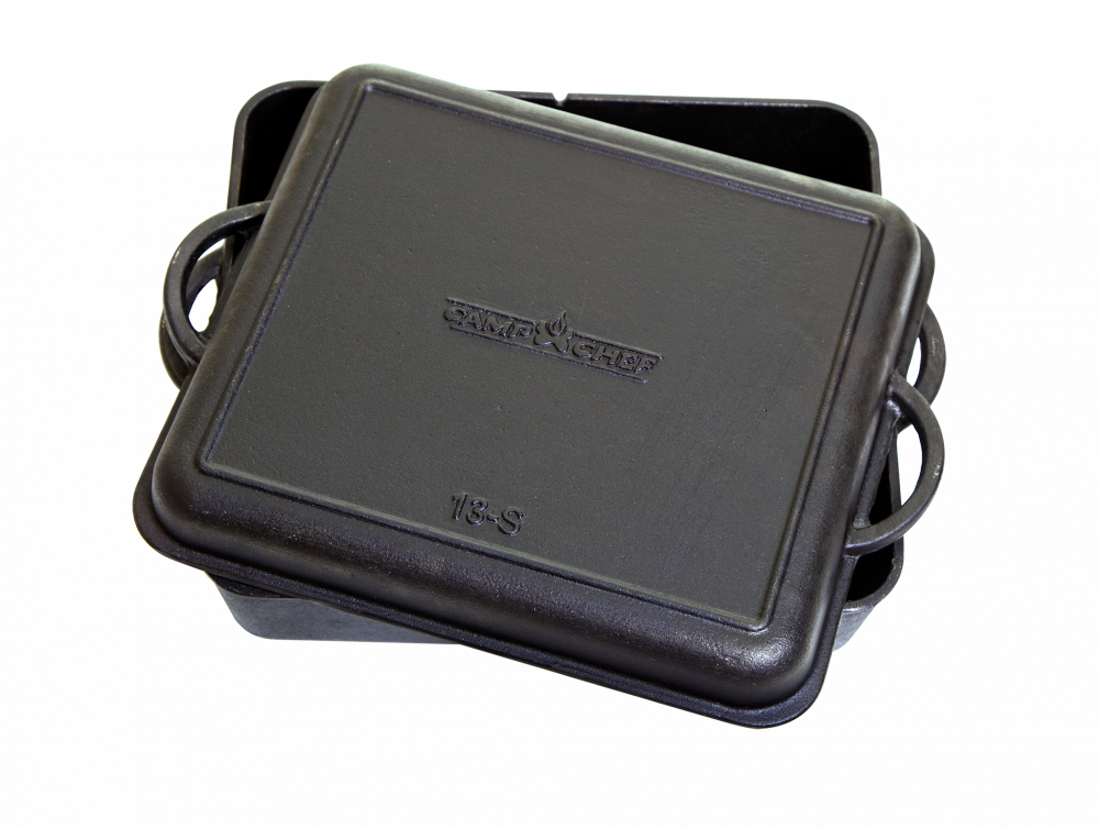 Ceaun din fonta dreptunghiular cu capac - cuptor olandez Camp Chef 33 cm 7,6 litri CC-DO13S [2]