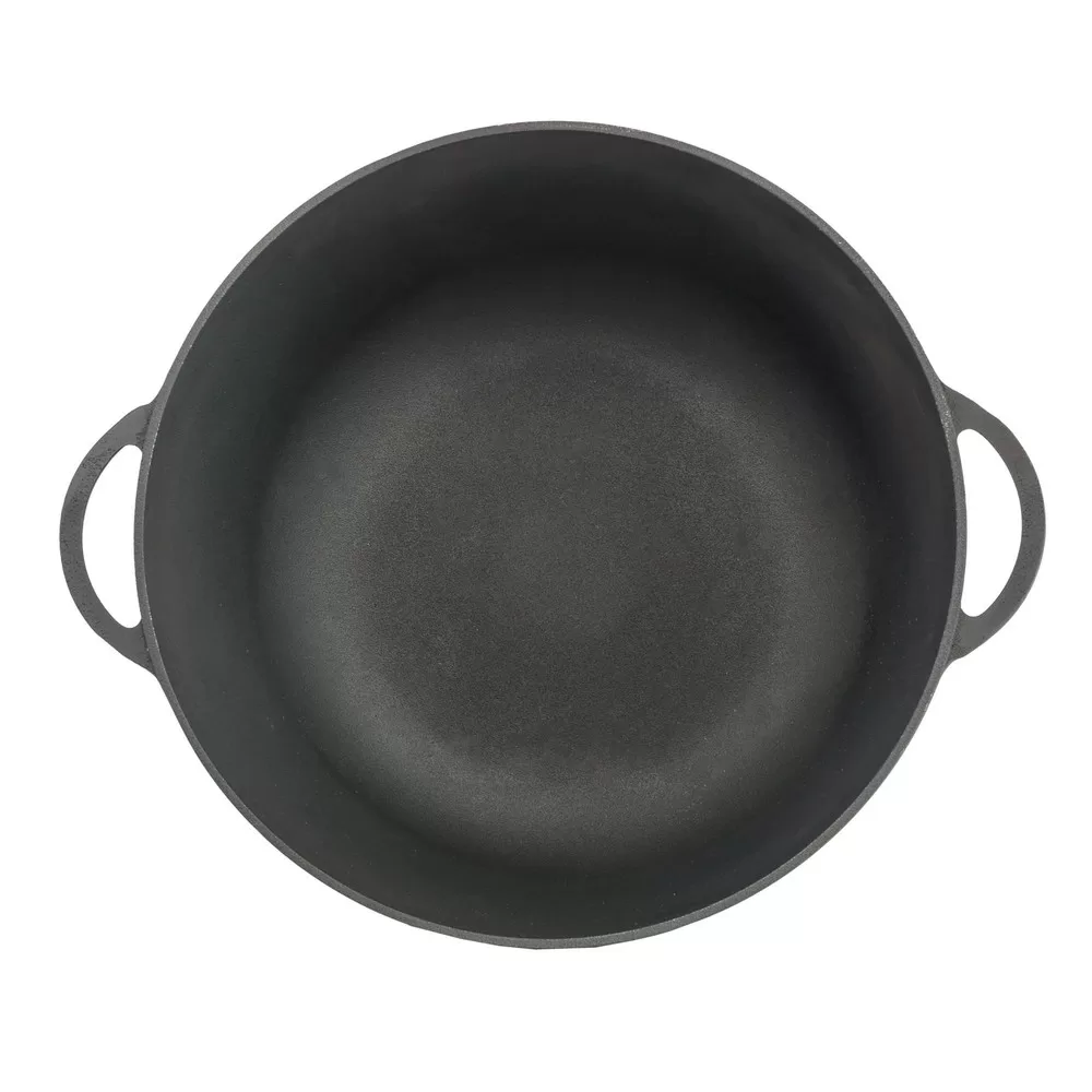 CEAUN DIN FONTĂ EMAILAT NEGRU MAT 8 L [3]