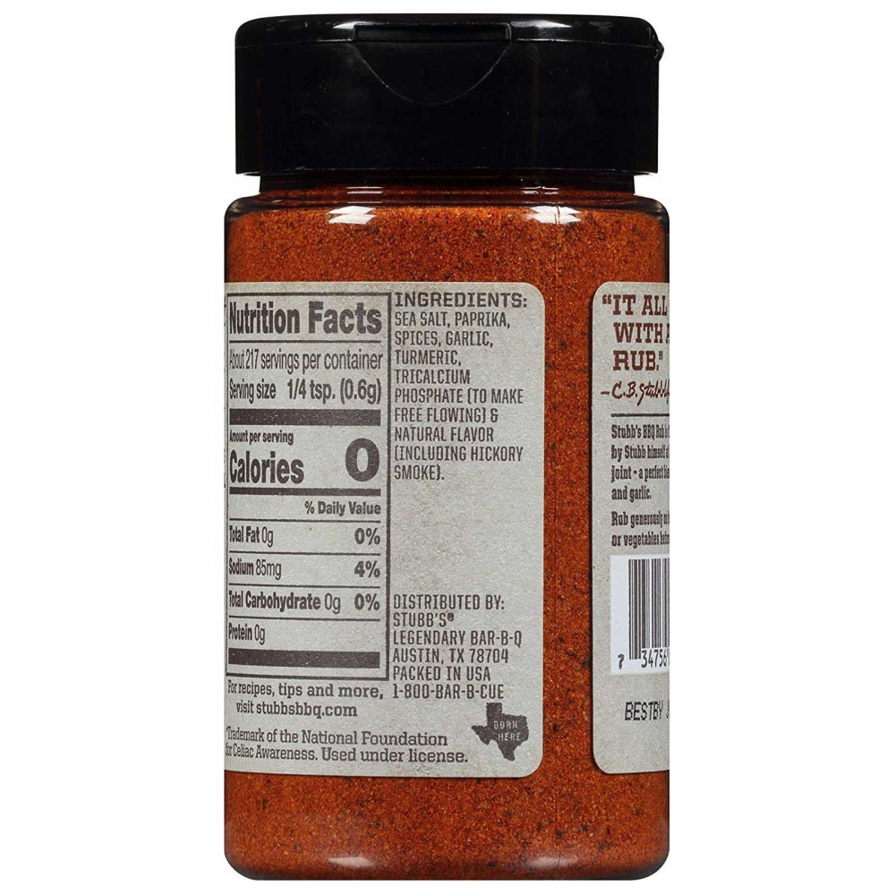 Condimente Stubb&#039;s Bar-B-Q Spice Rub 130 g ST-238 [2]