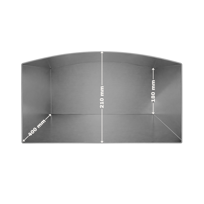 Corp cuptor metalic 405x210 mm din tablă decapată [3]