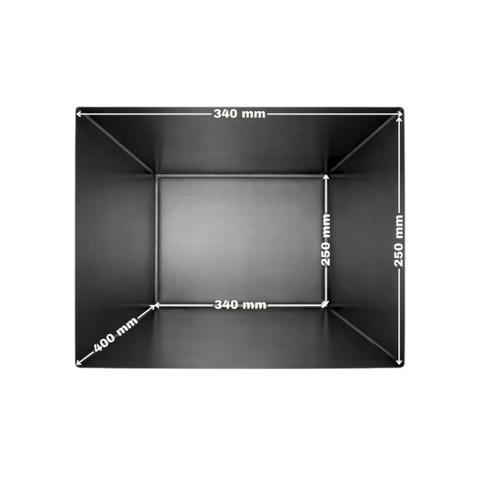 Corp cuptor metalic din tablă decapată 340x250x400 mm [2]