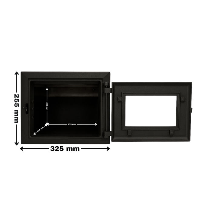 CUPTOR CU UȘĂ DIN FONTĂ 325 x 255 mm [3]