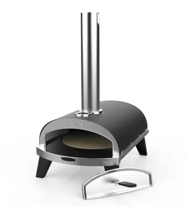 CUPTOR PENTRU PIZZA COMPACT PE PELETI SI LEMNE CARBON ZIIPA22-001 [2]