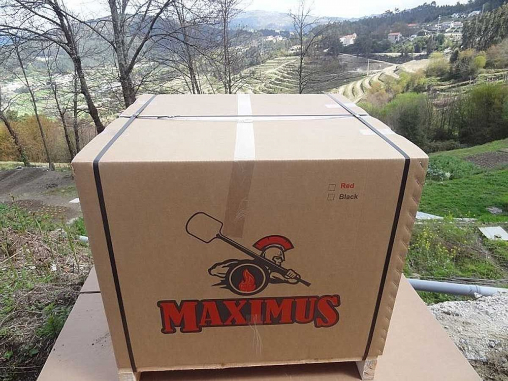 Cuptor traditional pentru pizza pe lemne Maximus negru [36]