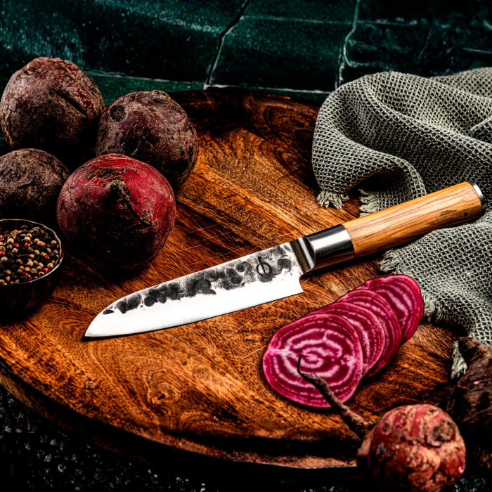 Cutit Santoku 14 cm Forged Olive OLIVESANTOKU14CM [4]