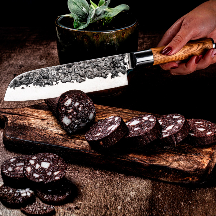 Cutit Santoku 18 cm Forged Olive OLIVESANTOKU18CM [4]