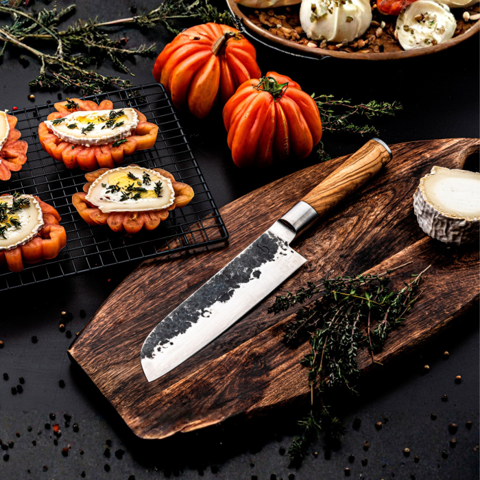 Cutit Santoku 18 cm Forged Olive OLIVESANTOKU18CM [5]