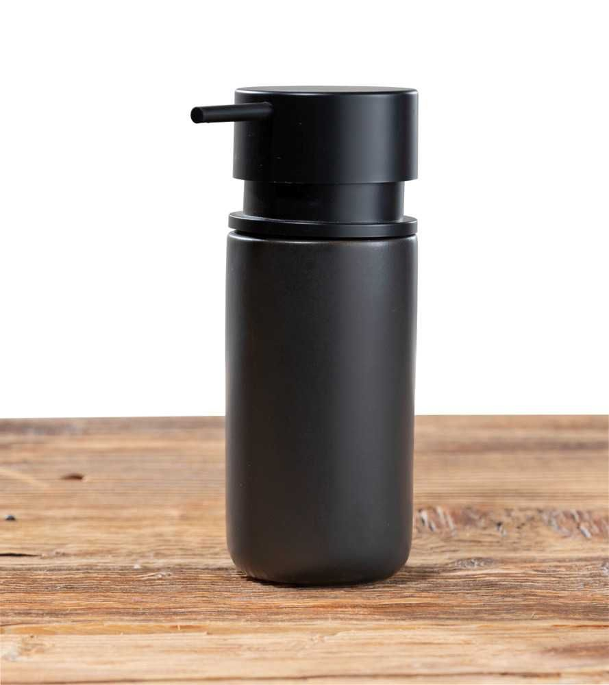 Dispenser pentru sapun lichid, din ceramica, negru, 0,25 litri Silo Wenko Black Outdoor Kitchen 55035100 [2]