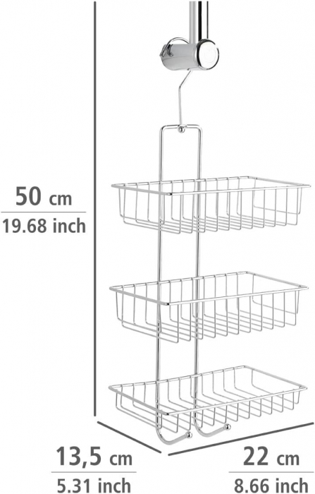 Etajera de dus cu 3 niveluri Wenko Nivala 15888100 [4]