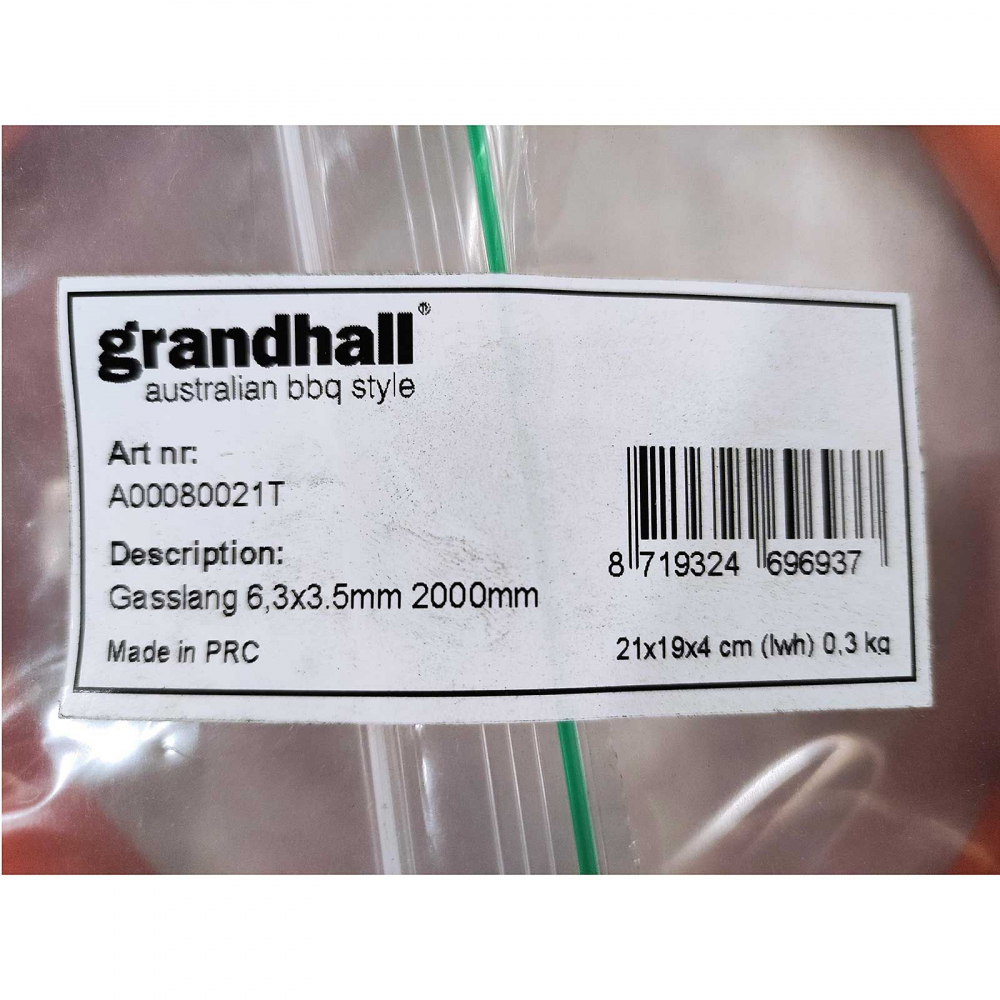 Furtun de gaz 200 cm cu filet 1 pe 4 Grandhall A00080021T [3]