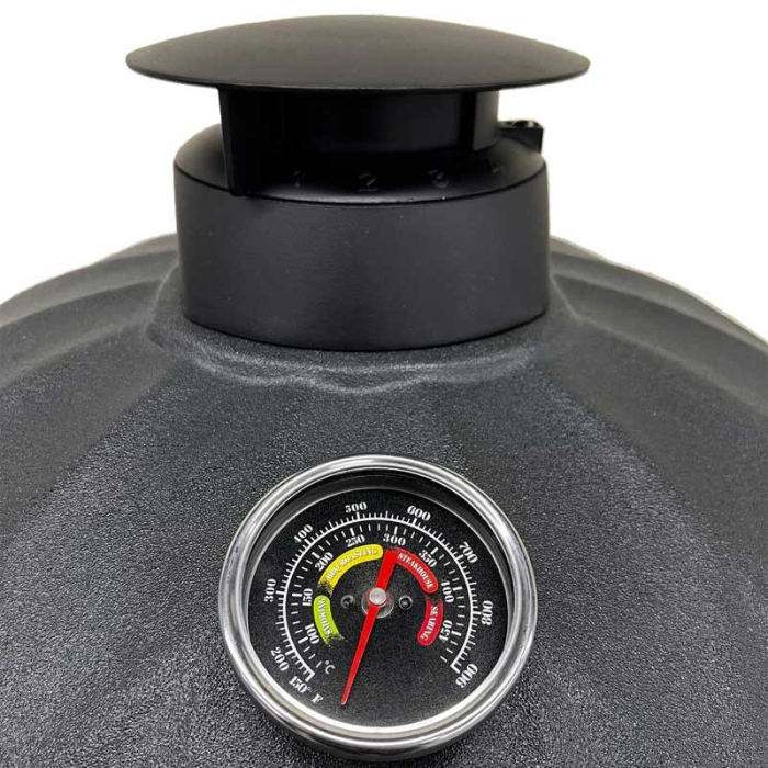 Gratar ceramic pe carbuni Kamado Brenton Black Diamond 56 cm 22 inci BRNT64 [10]