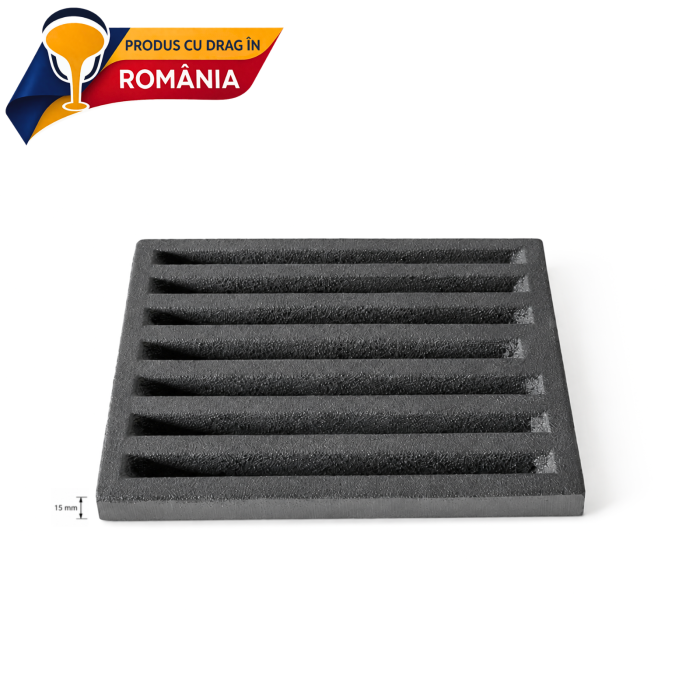 GRĂTAR DIN FONTĂ 220 x 160 x 15 mm [3]