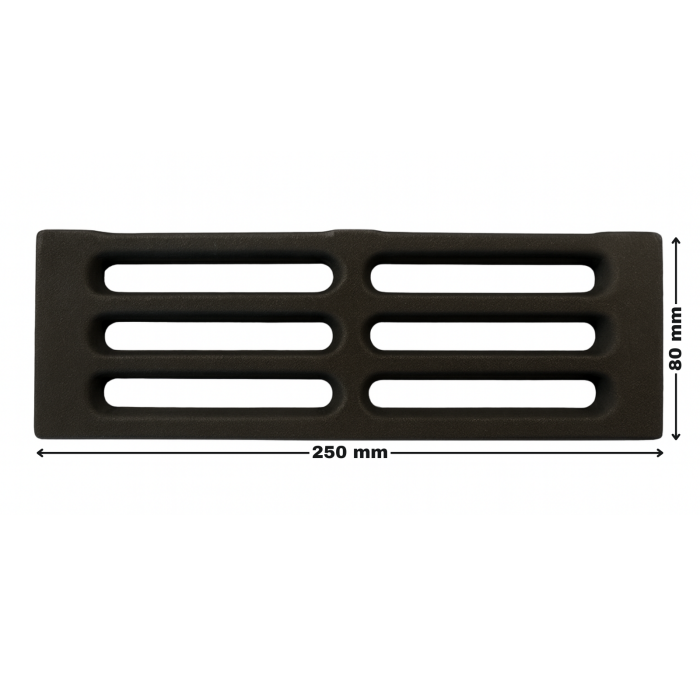 GRĂTAR DIN FONTĂ 250×80×20 mm [2]
