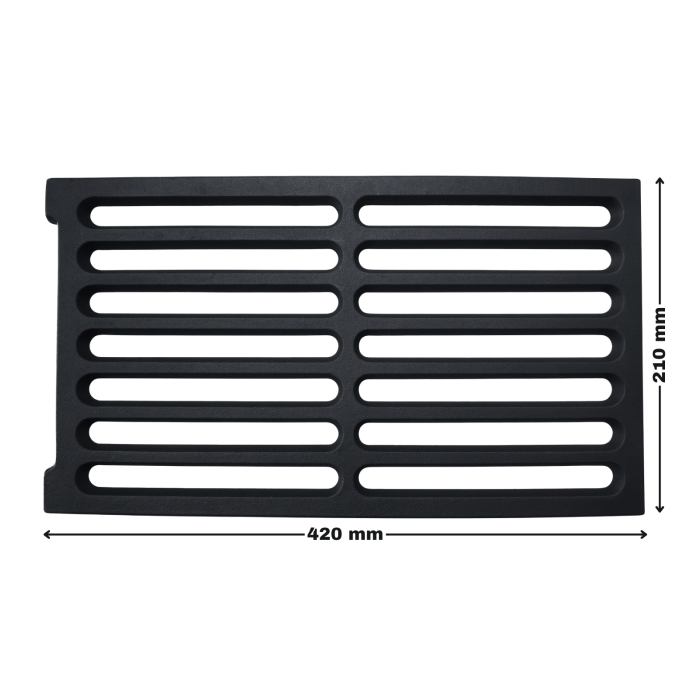 GRATAR DIN FONTA 210x420 mm CU INTARITURA [2]