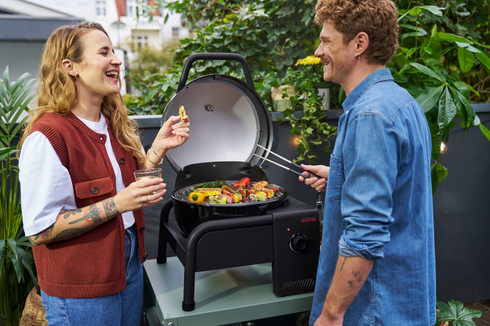 Gratar electric 1.500 Wati, 320 grade Celsius, TRU-Infrared, Char-Broil Bistro E Cube 140257 [15]