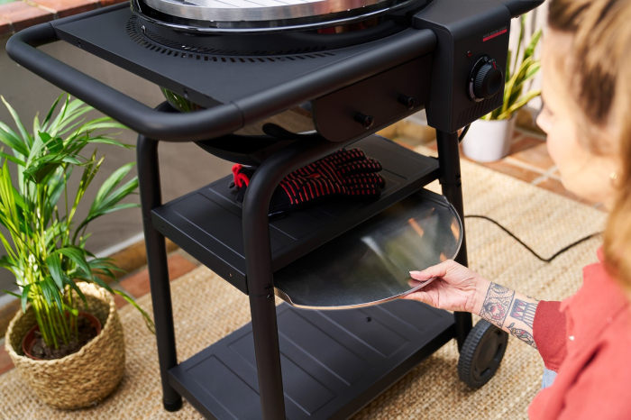 Gratar electric 2.100 W si pe carbuni hibrid, 370 grade Celsius, TRU-Infrared, Char-Broil Patio Bistro E2Coal 140255 [15]