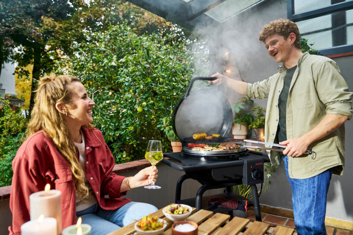 Gratar electric 2.100 W si pe carbuni hibrid, 370 grade Celsius, TRU-Infrared, Char-Broil Patio Bistro E2Coal 140255 [20]