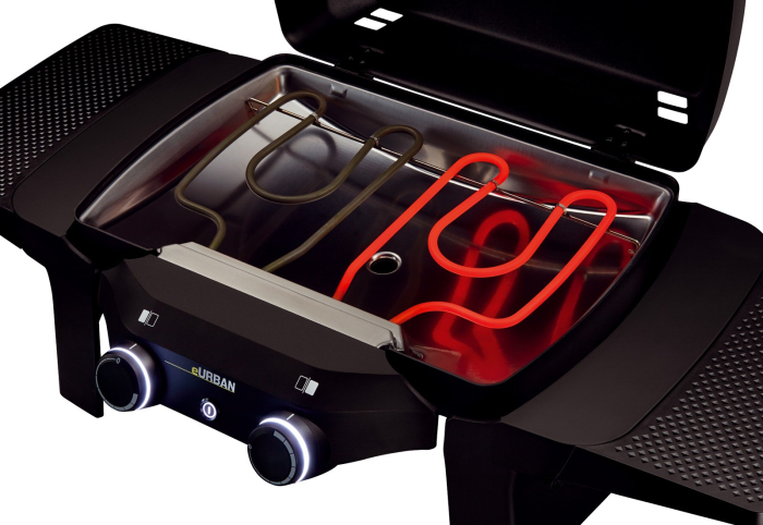 Gratar electric cu doua rezistente putere 2,2 Kw, grile fonta, Enders eUrban 9718 [6]