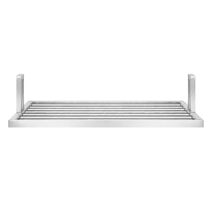 Grătar inox 750 x 620 mm, bară 6 mm, mânere fixe - Standard [2]