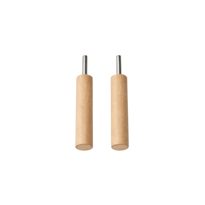 Grătar inox 770 x 440 mm, bară 8 mm, mânere detașabile - Standard [2]