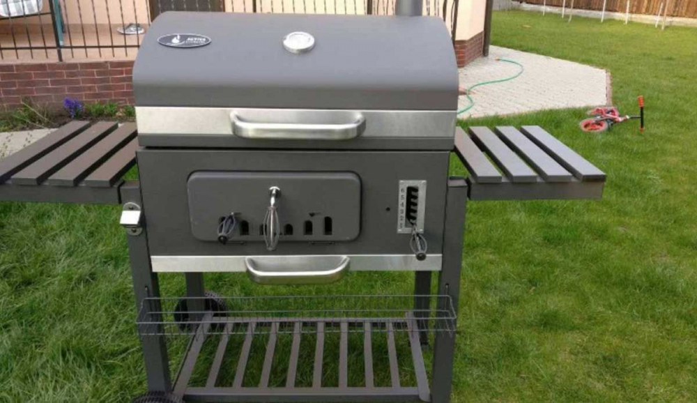 Gratar pe carbuni Activa Angular XXL 11250C, gratare din fonta 71 x 46 cm [10]