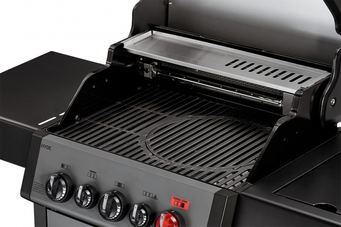 Gratar pe gaz, 3 arzatoare inox, arzator infrarosu, grile fonta, Enders Hyde 3 SIKR Turbo 804033 [6]