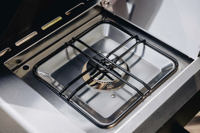 Gratar pe gaz, 3 arzatoare inox, arzator infrarosu, grile fonta, Enders Monroe Pro 3 SIKR Turbo, 836133 [5]
