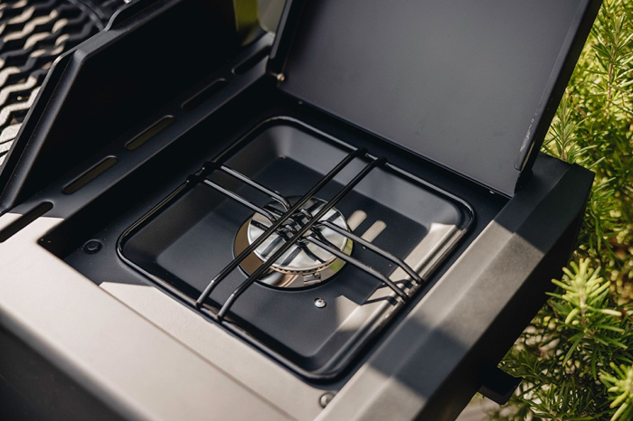 Gratar pe gaz, 3 arzatoare inox, arzator infrarosu, grile fonta, Enders Monroe Pro 3 SIKR Turbo Shadow, 836433 [7]