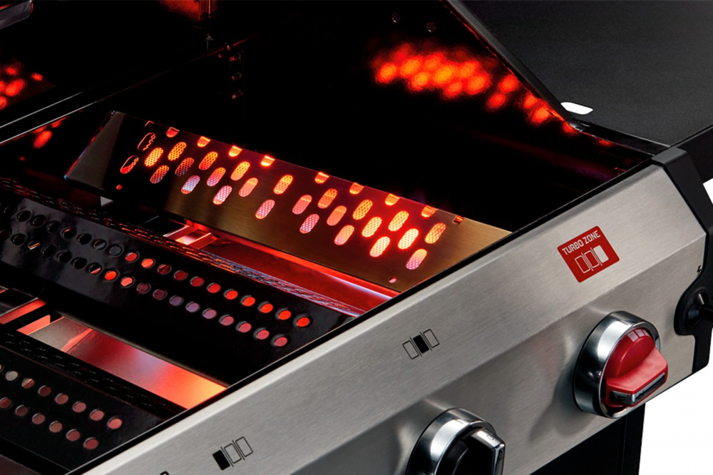 Gratar pe gaz, 3 arzatoare inox, arzator Turbo Zone, grile fonta, Enders Chicago Next 3 R Turbo 893433 [8]