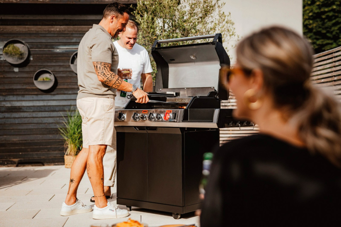 Gratar pe gaz, 4 arzatoare inox, arzator infrarosu ajustabil, grile fonta, Enders Uniq 4 IK Cruster 870233 [24]