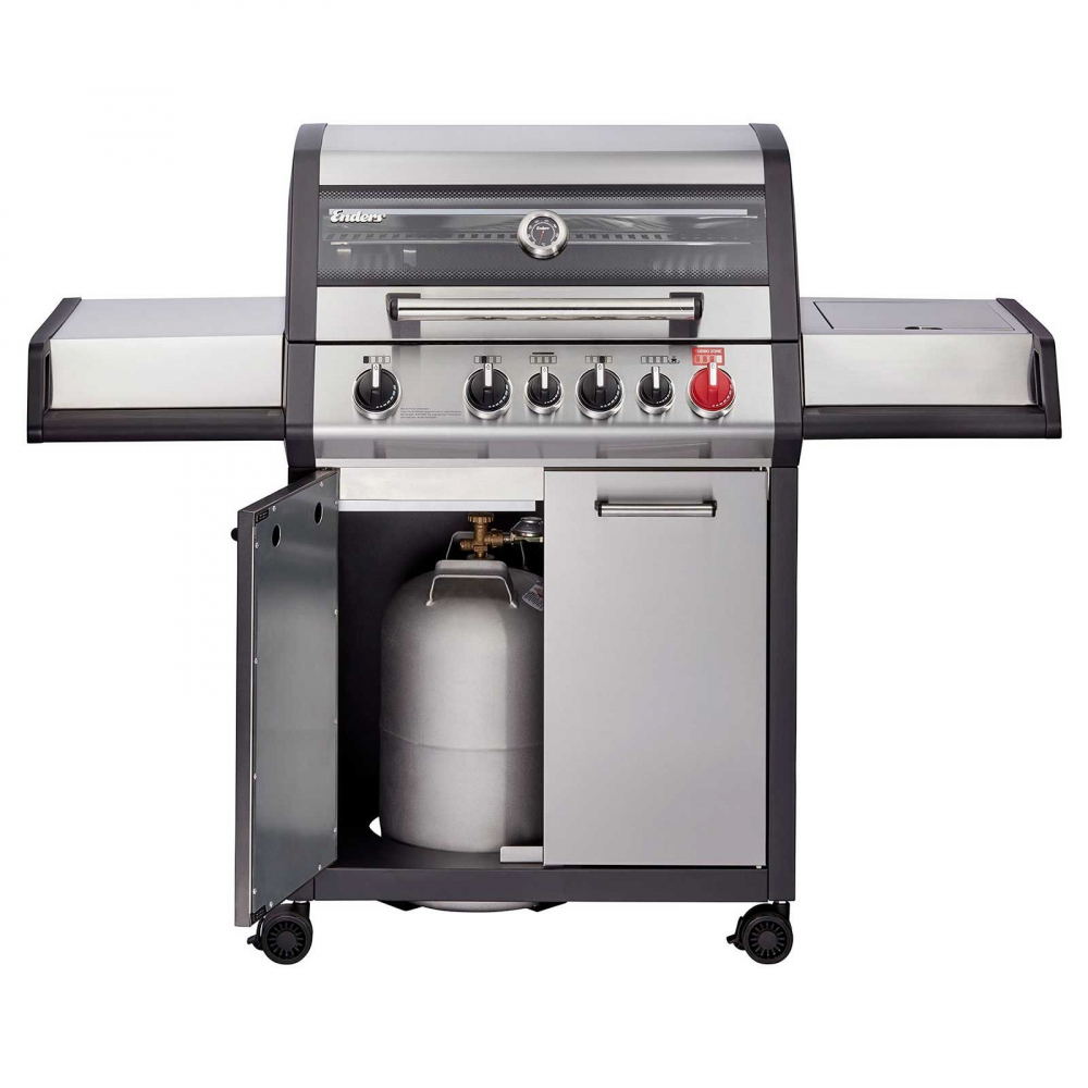 Gratar pe gaz, 4 arzatoare inox, arzator infrarosu, grile fonta, Enders Monroe Pro 4 SIK Turbo 837833 [3]