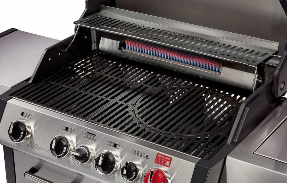 Gratar pe gaz, 4 arzatoare inox, arzator infrarosu, grile fonta, Enders Monroe Pro 4 SIK Turbo, 838533 grafit mat [6]