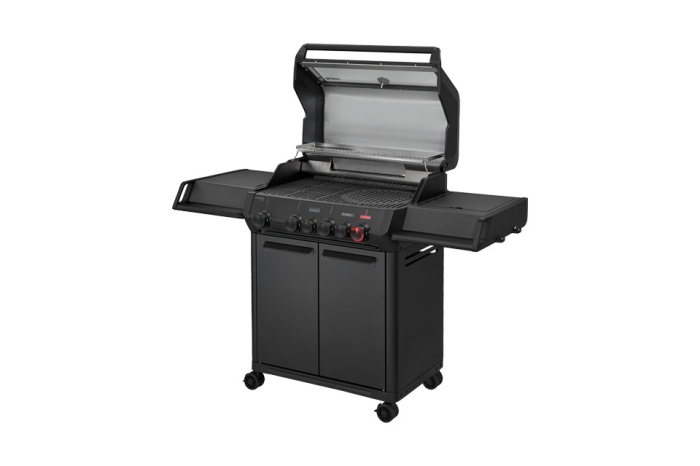 Gratar pe gaz, 4 arzatoare inox, arzator infrarosu, grile fonta, Enders Monroe Pro 4 SIKR Turbo Shadow, 836633 [3]